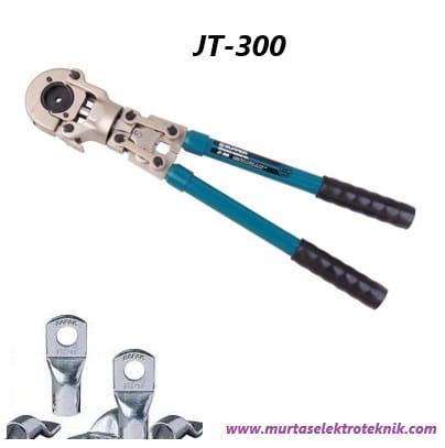 JT-300 16-300 mm² MEKANİK PABUÇ SIKMA PENSESİ