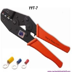 YYT-7 İZOLELİ KABLO UCU SIKMA PENSİ 0.50-6mm2