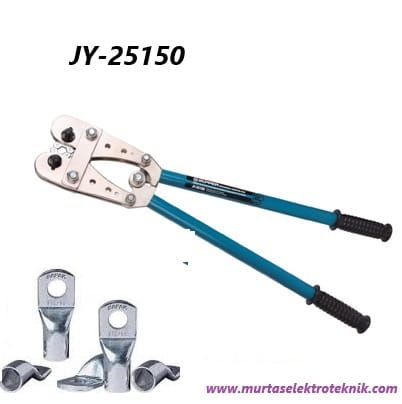 JY-25150 25-150 mm² MEKANİK PABUÇ SIKMA PENSESİ