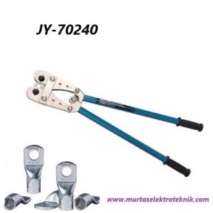 JY-70240 70-240 mm² MEKANİK PABUÇ SIKMA PENSESİ